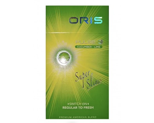 Купить Сигареты Oris Pulse Cucumber-lime Superslims (Орис Огурец Лайм Суперслим)